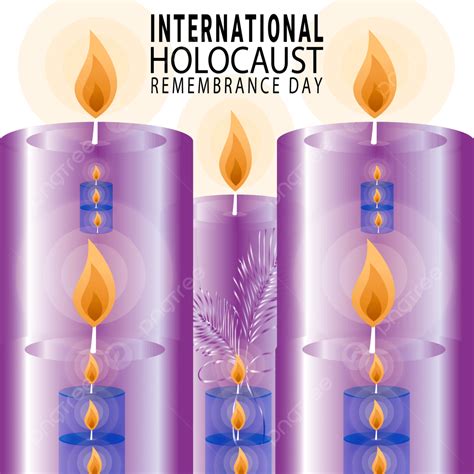 Holocaust Remembrance Day Vector Art PNG, Remembrace International ...