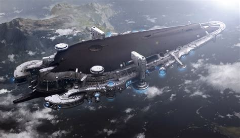 concept ships: Concept spaceships with environments by YongSub Noh