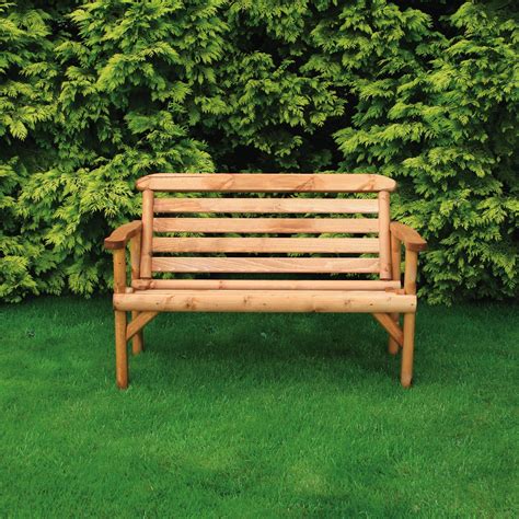 Anchor Fast 4Ft Rustic Bench - 2 Seater - Simply Wood