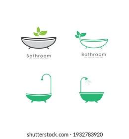 Bathroom Logo Vector Flat Design Stock Vector (Royalty Free) 1932783920 | Shutterstock