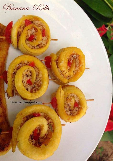 Banana Rolls - Recipe Book