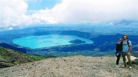 Lago Coatepeque from the Summit of Volcan Santa Ana #elsalvador # ...