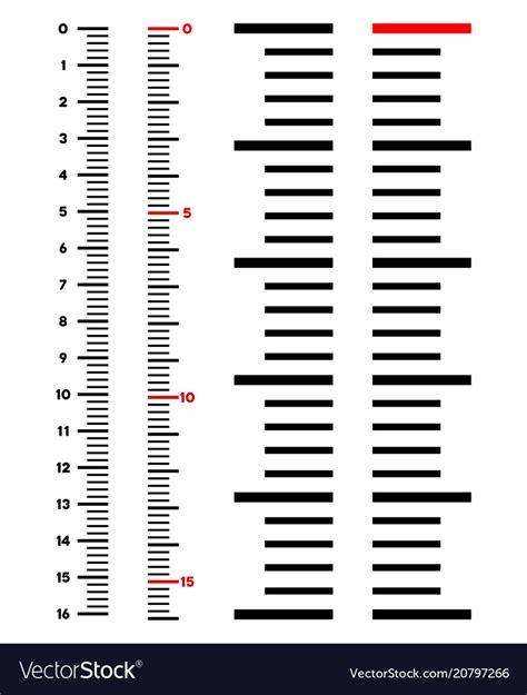 Vertical Meter Ruler - Printable Ruler Actual Size