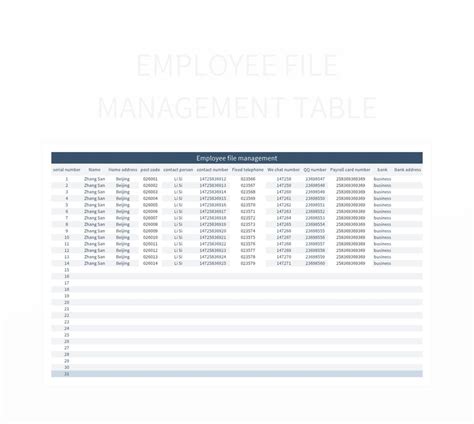 Free File Management Templates For Google Sheets And Microsoft Excel - Slidesdocs