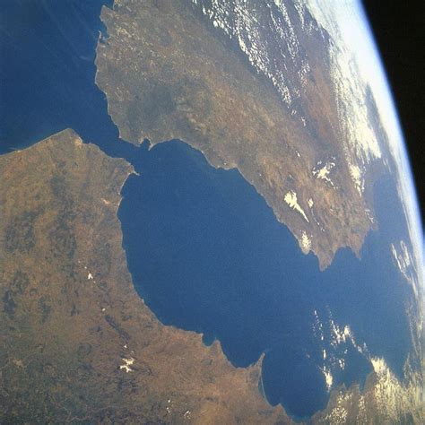 Strait Of Gibraltar, Satellite Image Photograph by Nasavrs - Pixels