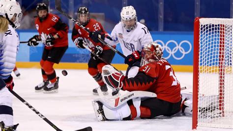 Canada edges US 2-1 in women’s Olympic hockey