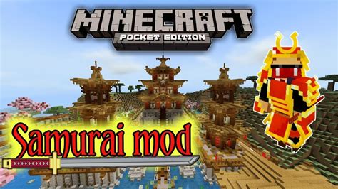 Minecraft pe Japanese samurai with Katana mod | Samurai armor and all ...