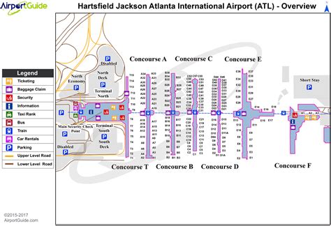 Atlanta Airport Terminal Map