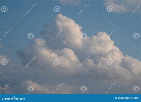 Clouds and Blue Sky in the Bavarian Forest Stock Photo - Image of ...