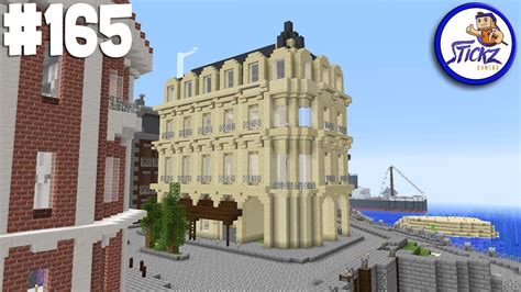 Minecraft - Large Victorian Corner Store - EP 165 (1.15.2) - Stickz Plays Minecraft S2 - YouTube