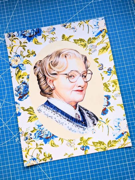 Mrs. Doubtfire Art Print