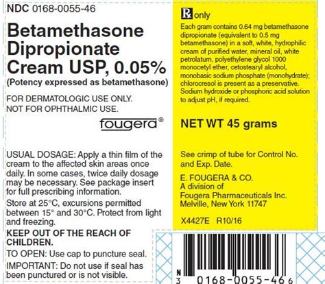 Betamethasone Cream - FDA prescribing information, side effects and uses