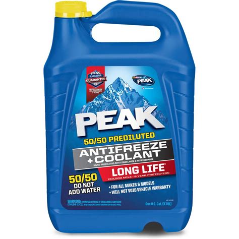 PEAK 128 fl. oz. Long Life 50/50 Antifreeze and Coolant-PRAB53 - The ...