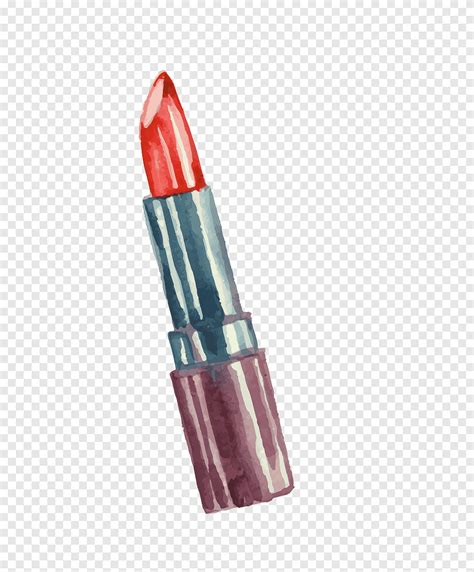 Pink lipstick, Lipstick Make-up Watercolor painting, Lipstick ...