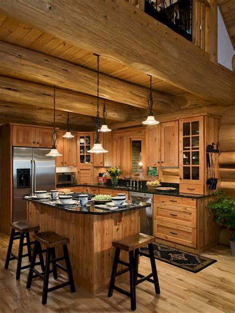 Small Log Cabin Kitchen Design Ideas Pictures - Image to u