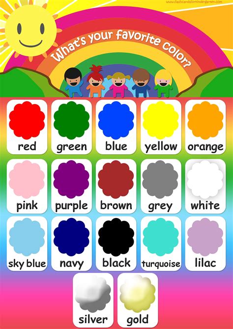 Free Printable: Color Flashcards 396