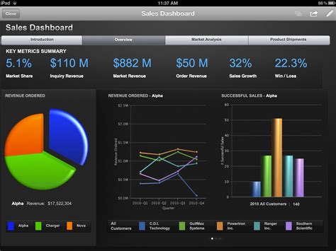 BI Dashboard Solutions, Executive Dashboard - Datamensional