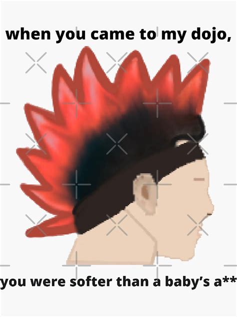 "Hawk Cobra Kai Lawrence Quote " Sticker for Sale by alanaf1 | Redbubble