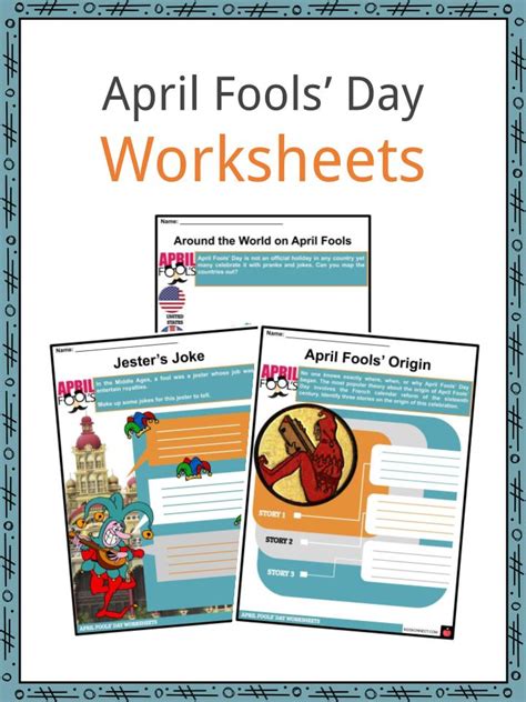 April Fools' Day Facts, Worksheets, Background and Traditions For Kids