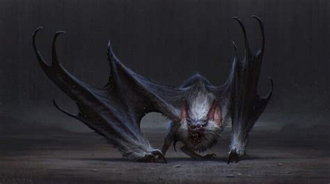 Vampire Bat | Monster concept art, Creature concept art, Fantasy creatures