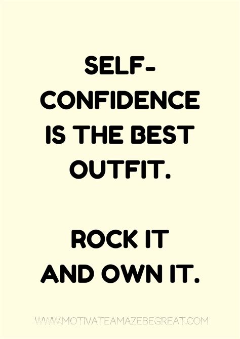 Quotes About Self Confidence And Success