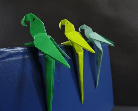 Origami Tutorial - How to fold a Parrot | Origami paper art, Paper ...