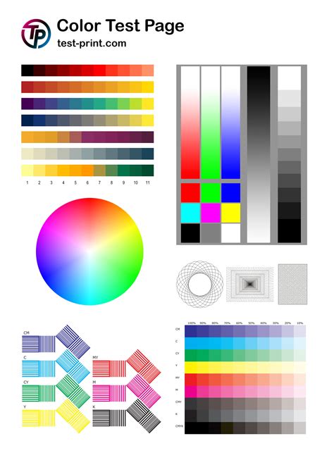 Printable Printer Test Page