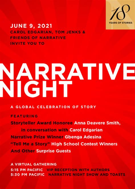 Narrative Night 2021 | Narrative Magazine