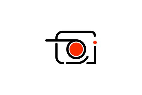 Camera Logo Outline Monoline Design Graphic by vectoryzen · Creative ...