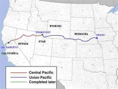 History: First Transcontinental Railroad