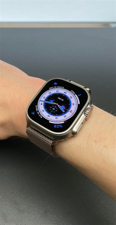 Apple Watch Ultra with Gold Milanese Loop: : r/AppleWatch