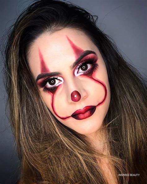 30 Clown Halloween Makeup Inspo - Inspired Beauty | Clown makeup, Scary ...