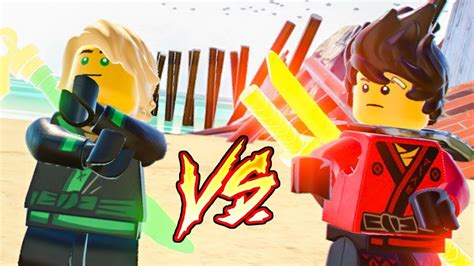 LLOYD VS KAI em The LEGO NINJAGO Movie Video Game - YouTube