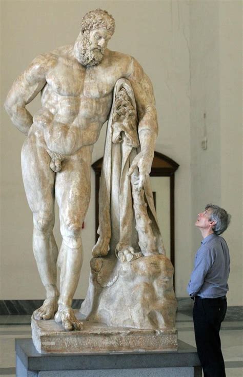 "The Farnese Hercules" is probably an enlarged copy made in 3rd century ...