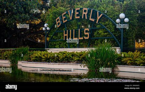 Beverly Hills sign Stock Photo - Alamy