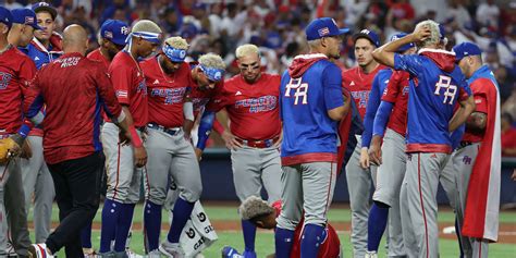 Puerto Rico vs. Dominican Republic in World Baseball Classic 2023