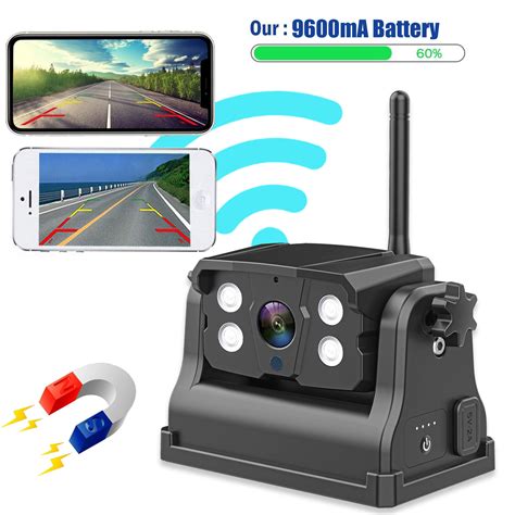 Rechargeable Wifi Trailer | Magnetic Wireless Backup Camera