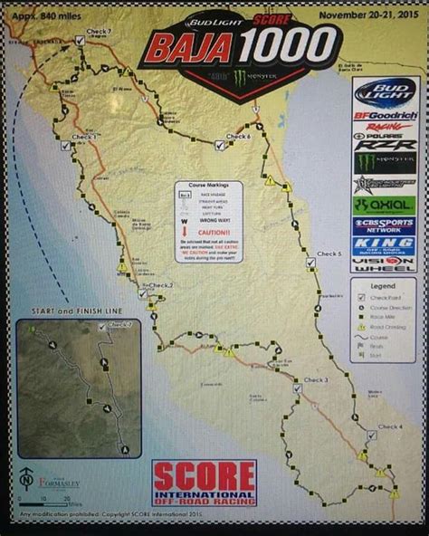 2015 Baja 1000 map | Desert map, Baja truck, Baja 1000