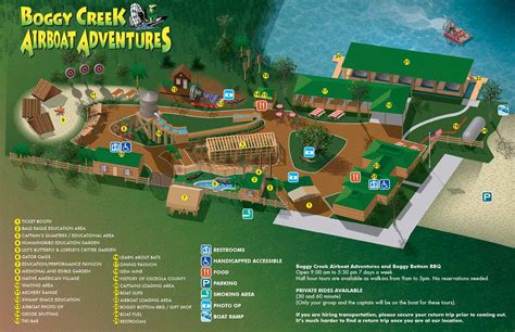 Boggy Creek Airboat Adventures Map