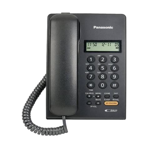 Panasonic KX-TSC62SX Corded Black Phone Set - Digital Bridge