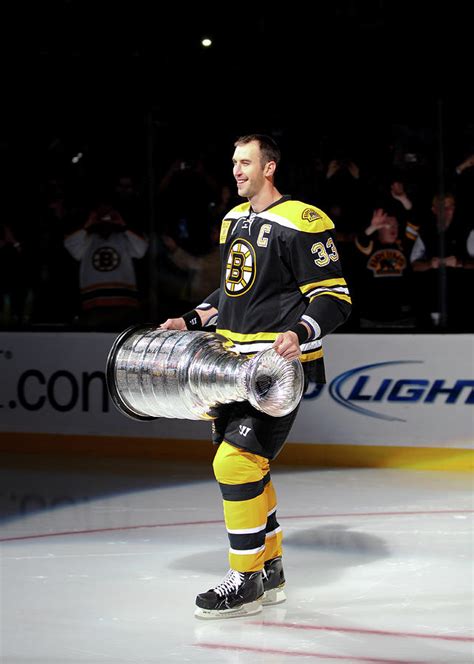 Zdeno Chara holding the Stanley Cup Photograph by Positive Images - Fine Art America