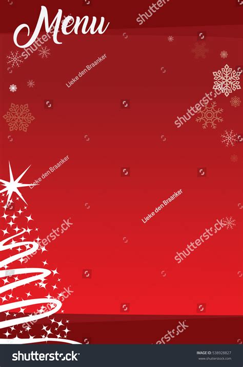 Christmas Menu Background