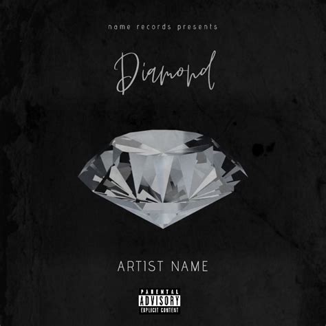 Diamond Mixtape/Album Cover Art Template | Album cover art, Album cover ...