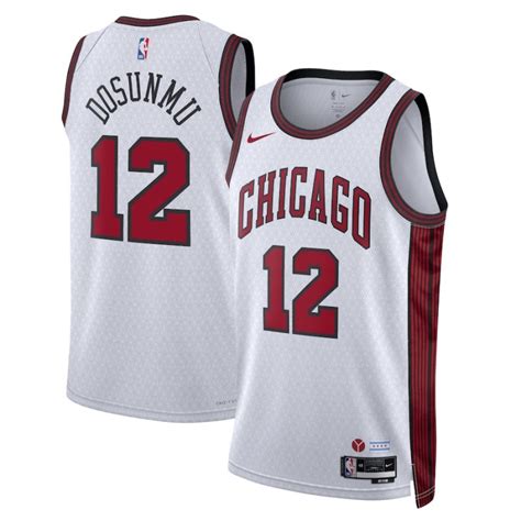 Chicago Bulls Ayo Dosunmu Nike City Edition White NBA Jersey