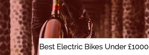 Best Electric Bikes Under £1000 - Best Bike Guide