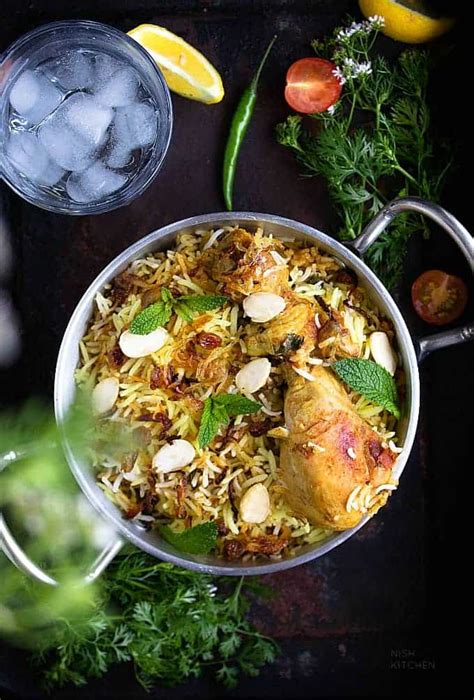 Hyderabadi Chicken Biryani - NISH KITCHEN