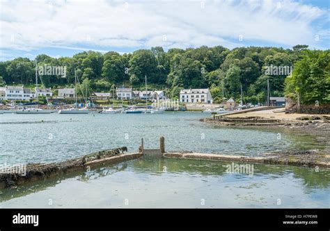 coastal scenery at the Belon River in Brittany, France Stock Photo - Alamy