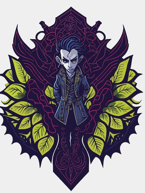 Premium Vector | Scary lord Dracula head artwork illustration