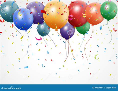 Balloon Sky Background Cartoon Vector | CartoonDealer.com #37350147