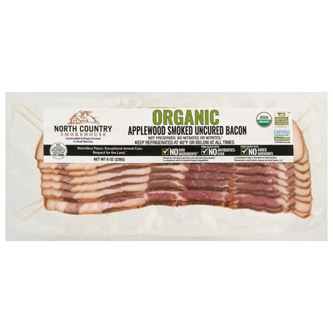 North Country Smokehouse Organic Applewood Smoked Uncured Bacon - Shop ...